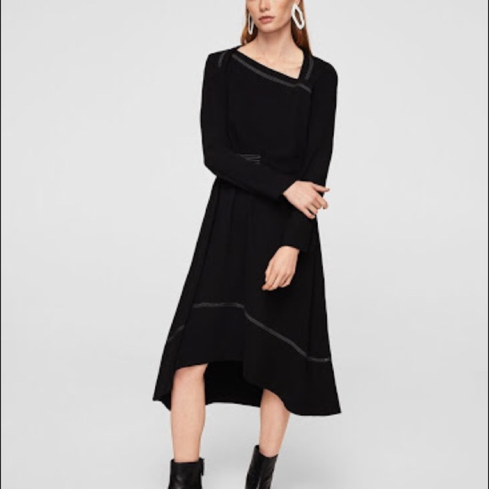 Mango Black Dress